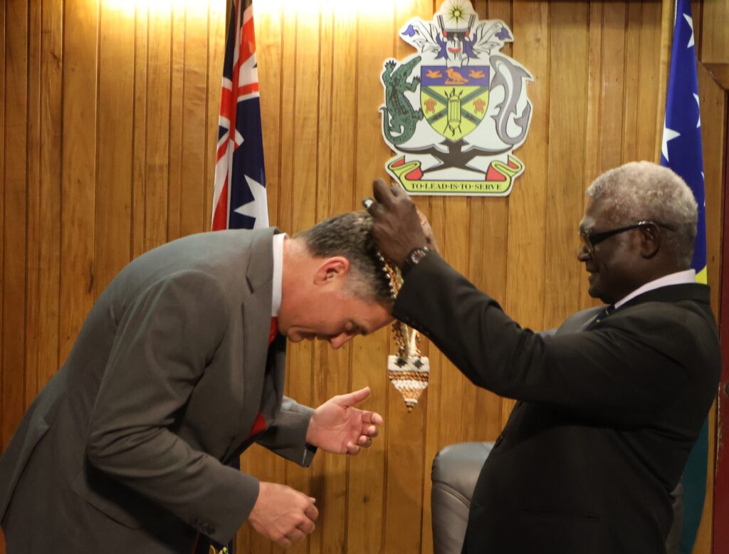 Pm Sogavare In High Level Meeting With Australias Dpm My Sig