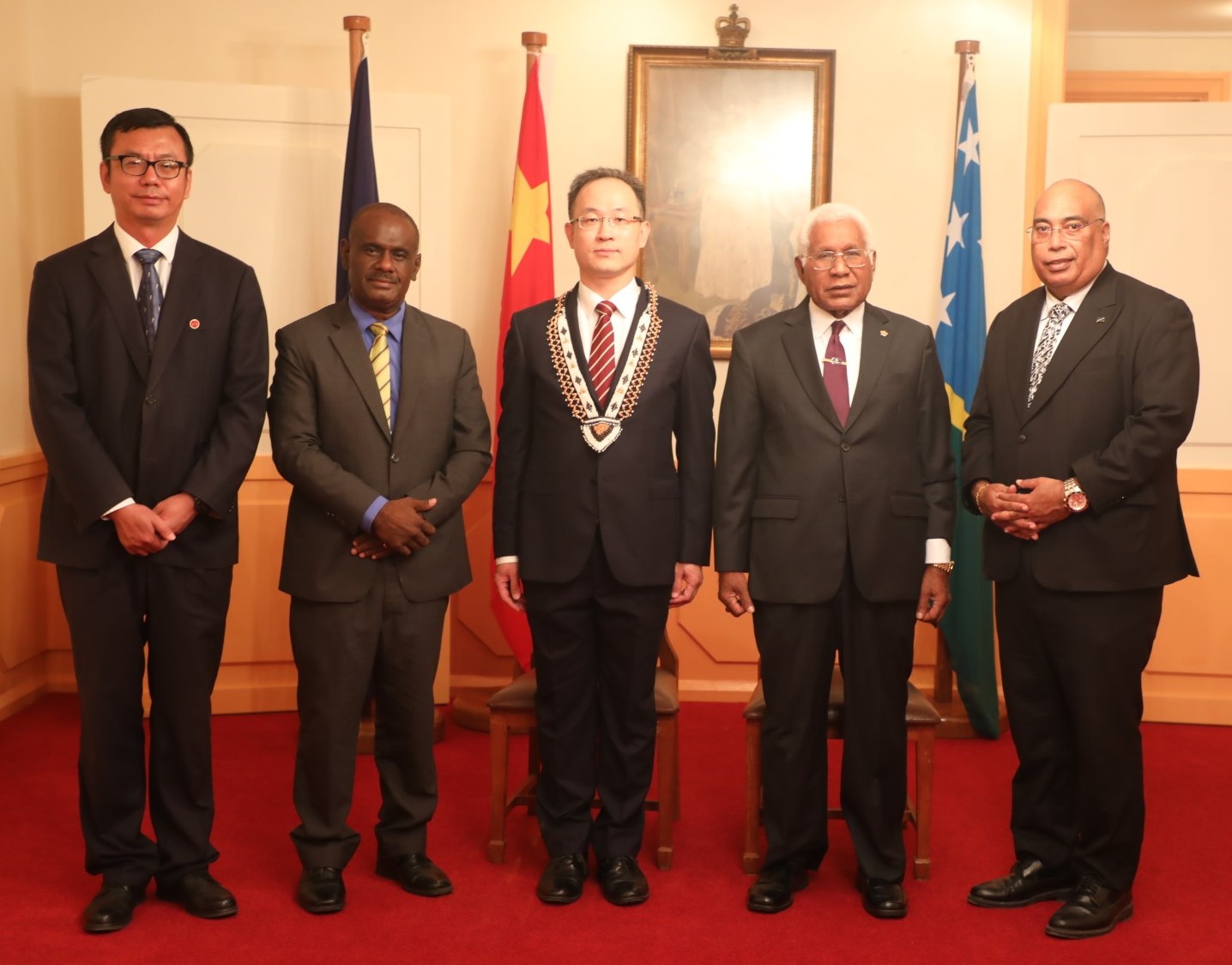 CHINESE AMBASSADOR PRESENTS CREDENTIALS – My SIG Services Portal