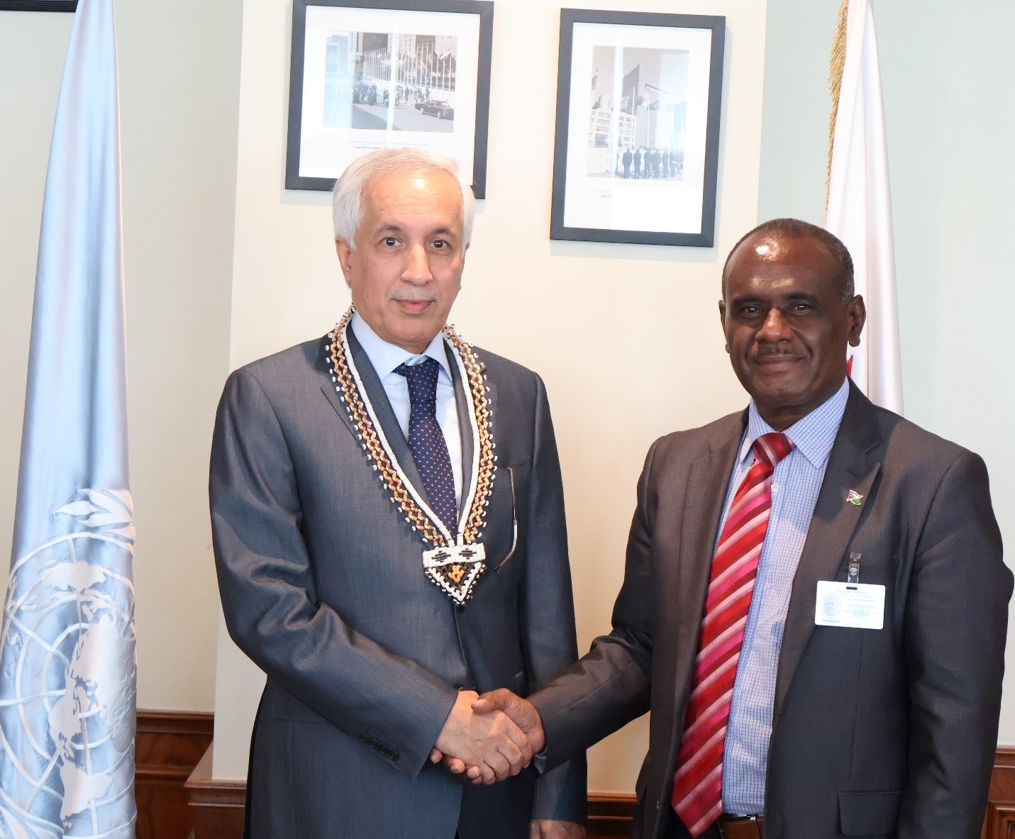 MINISTER MANELE DISCUSSES POTENTIAL SUPPORT WITH QATARIS COUNTERPART