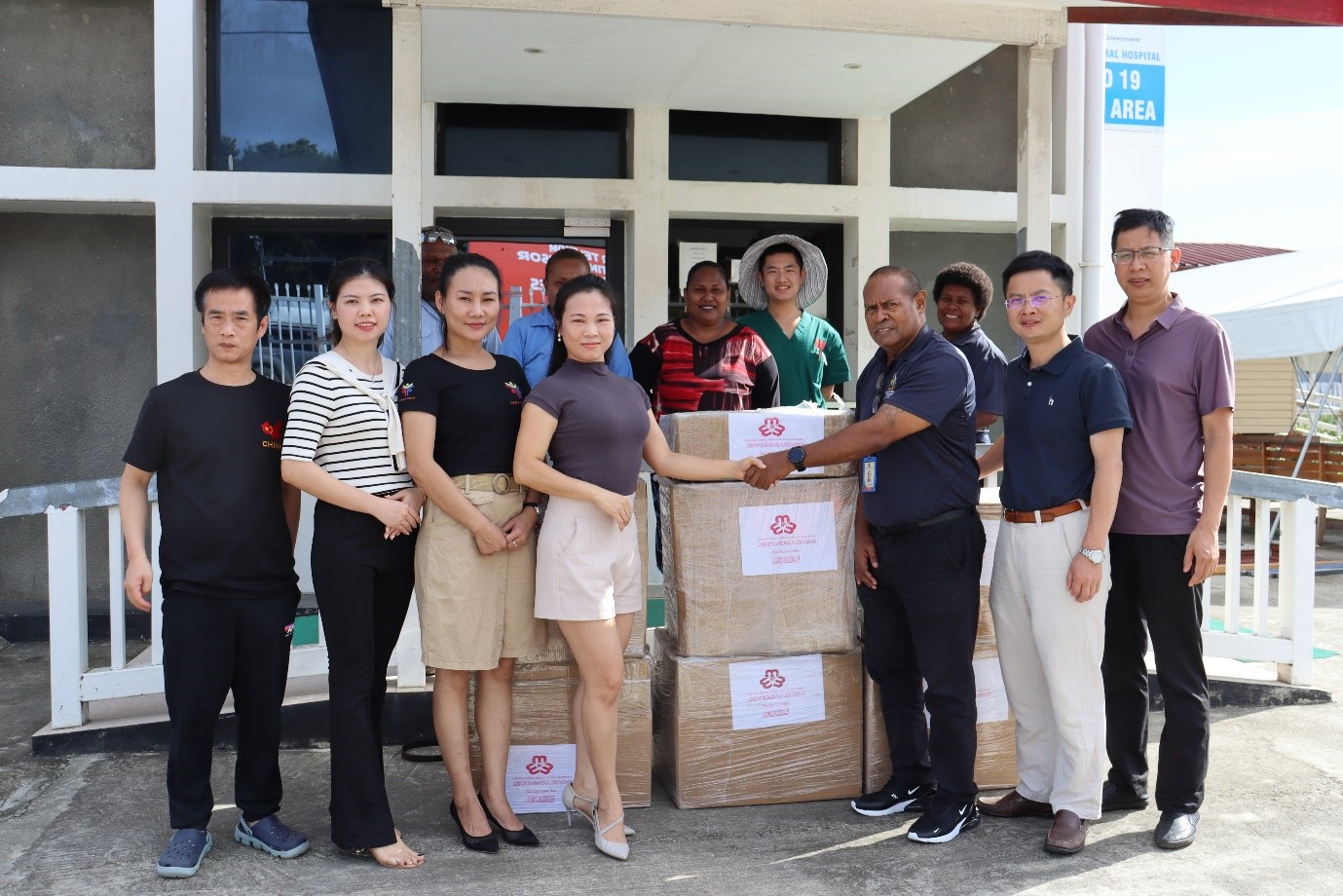 National Referral Hospital Gratefully Receives PA System From The   1 14 