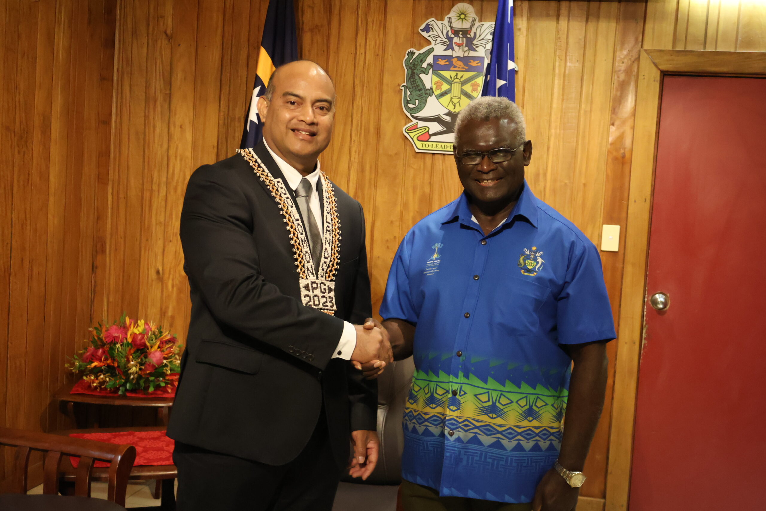 pm-sogavare-welcome-president-of-the-republic-of-nauru-to-the-country