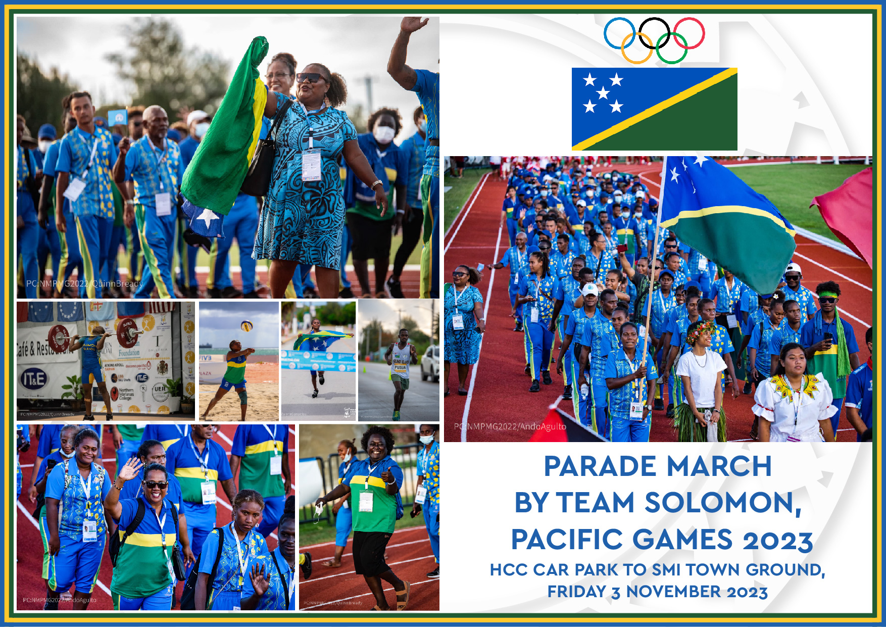 Team Solomons to march through city ahead of commissioning My SIG