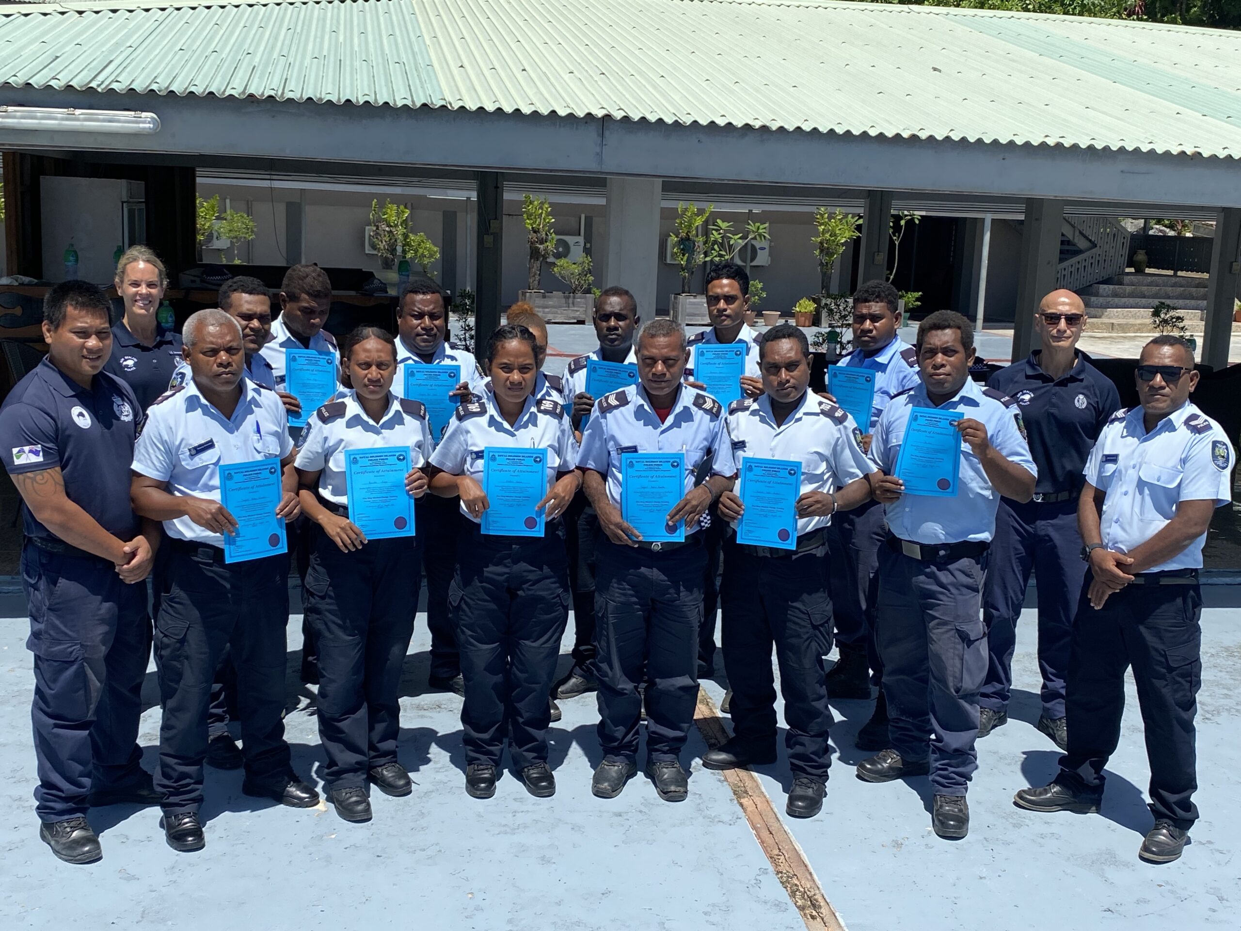 Buala police latest recipient of Crime Prevention Strategy and refresher on Family Violence training