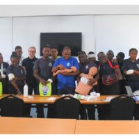 RSIPF CPP members and AFP instructors following scenario-based first aid exercises, demonstrating practical application of lifesaving skills including casualty care, bleeding control, and tactical response under pressure. RSIPF CPP members and AFP instructors following scenario-based first aid exercises, demonstrating practical application of lifesaving skills including casualty care, bleeding control, and tactical response under pressure.