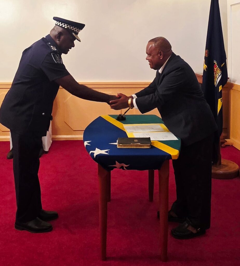 Solomon Islands’ New Police Commissioner Sworn In – My SIG Services Portal